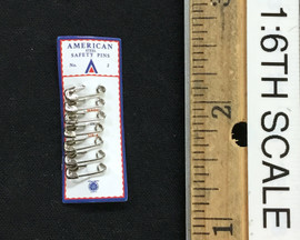 WWII 2nd Ranger Battalion Medic "Wade" - Safety Pins w/ Backer (Metal)