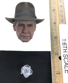 Indiana Jones & The Dial of Destiny: Indiana Jones (Deluxe Version) - Head w/ Hat (No Neck Joint) (Non-Removable)