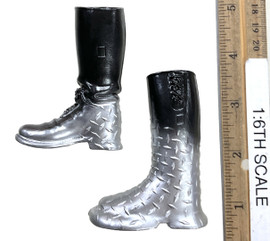 Terminator 2: T-1000 (Version 2.0) - Motorcycle Boots (Liquid Metal) (No Ball Joints)