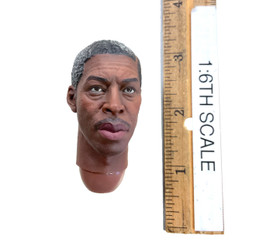 Ghost Hunting Squad: Zeddemore - Head (Relaxed Expression) (Molded Neck)