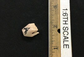 Red Dragon Princess: Alexia - Left Bare Tattooed Gripping Hand