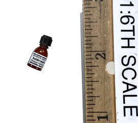 WWII German WH Medic Officer Candidate "Groger" - Baldriantinkture Drops Bottle