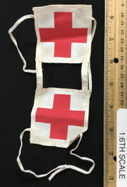WWII German WH Medic Officer Candidate "Groger" - Medic Red Cross Apron