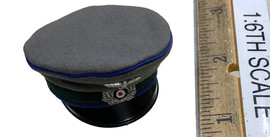 WWII German WH Medic Officer Candidate "Groger" - Medical NCO Visor Cap