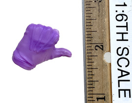 Enigma Villain - Left Purple Gloved Thumbs Up Hand