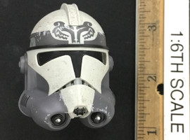 The Clone Wars: 104th Battalion Wolfpack Clone Trooper (Deluxe) - Helmet (Phase Two) (No Neck Joint)