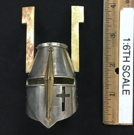 Teutonic Knights: Commander - Helmet (Metal) (Fits Over Head)