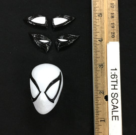 Spider-Man 2 (PS4): Peter Parker (Anti-Venom Suit) - Head w/ Swappable Eyes (No Neck Joint)