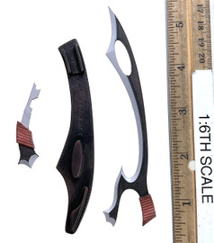 Star Trek: Picard: Captain Worf - Kur'leth Sword w/ Holster & Hidden Phaser Pistol