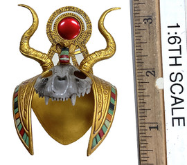 Tefnut (Golden) - Solar Disk Headdress (Real Copper Metal)