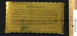 Happy Candy House Chocolate Man - Golden Ticket (Full Sized)