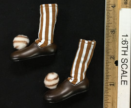 Happy Candy House Chocolate Man - Oompa Loompa Shoes & Socks (No Peg Joints)