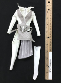 Alina: Girl Under the Wolf’s Ward (Silver) - Body Suit w/ Waistband (Real Copper Metal)