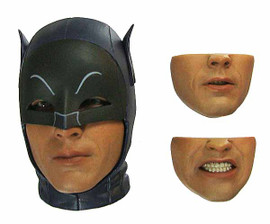 1966 Batman - Adam West Head w/ Extra Face Inserts