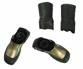 Star Wars: Jango Fett - Shoes w/ Leggings (No Ball Joints)