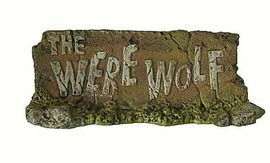 Monster Files: The Were Wolf - Were Wolf Name Plate