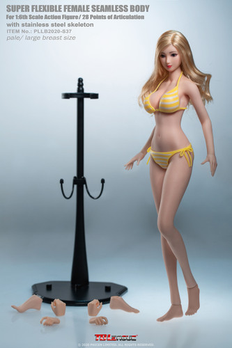 Super Flexible Female Seamless Body (PLLB2020-S37) (Large Bust - Pale) - Boxed Figure