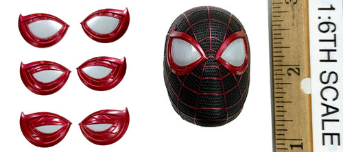 Spider-Man (PS4): Miles Morales - Head w/ Swappable Eyes (No Neck Joint)