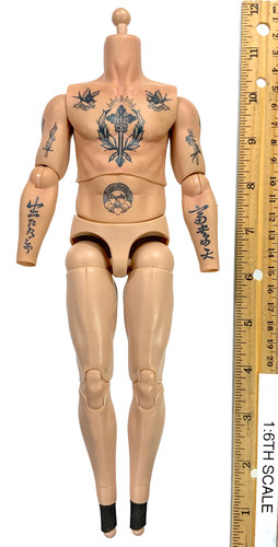 Gangster Kingdom: Spade A David - Nude Body w/ Tattoos (Non-Removable)