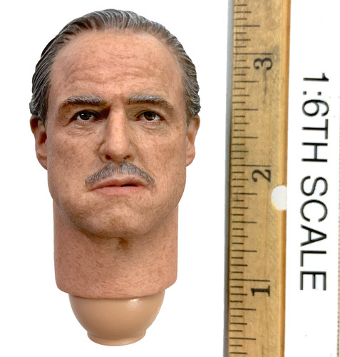 The Godfather: Vito Corleone (Golden Years Version) - Head (Alert) w/ Neck Joint