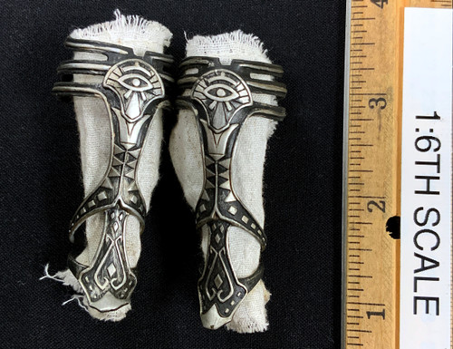 Horus II: God of the Sky (Silver Version) - Leg Armor w/ Cloth Leggings