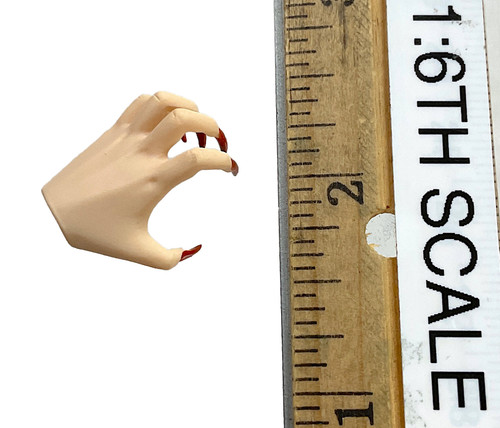 Ghost Soldier (White) - Left Bare Claw Hand