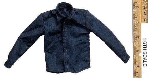 Bruce Wayne (Batfleck) - Dk Blue Dress Shirt