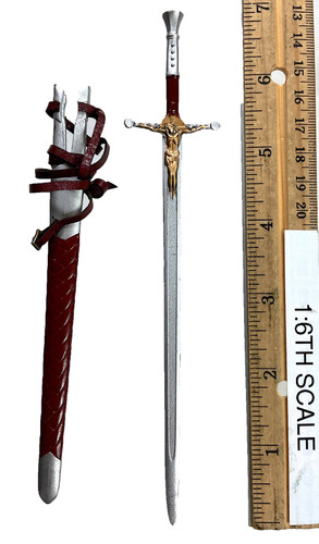 Holy War Priest (Legendary Edition) - Long Sword w/ Scabbard (Metal)
