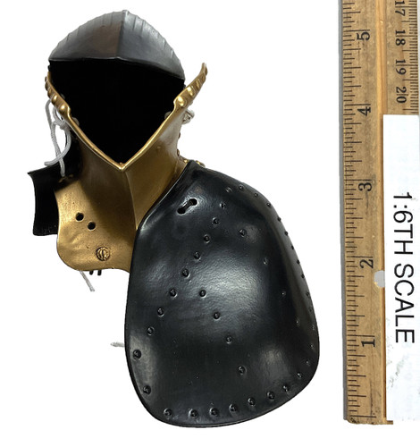 Tournament Knight (Special Color Version) - Helmet w/ Jousting Shoulder Armor (Metal)
