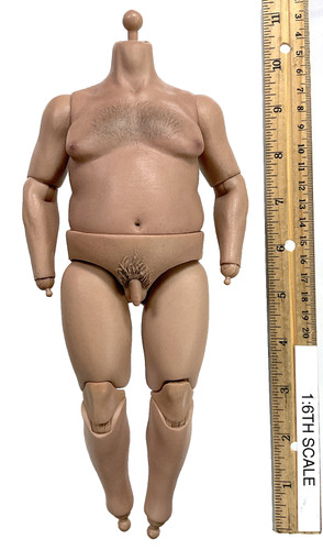 Tough Guy on Train - Nude Body (Plump)