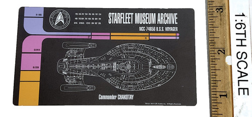 Star Trek: Voyager: Commander Chakotay - Starfleet Personnel File Card