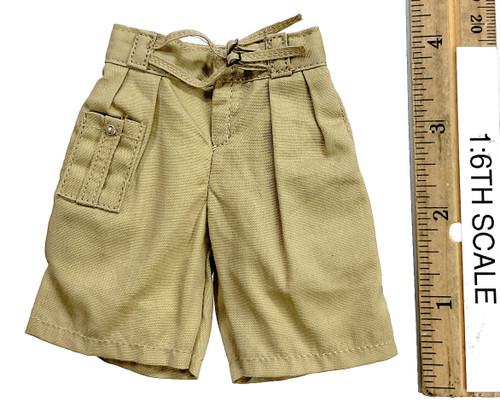 WWII British SAS North African Campaign - Shorts (WWII British Army Khaki)