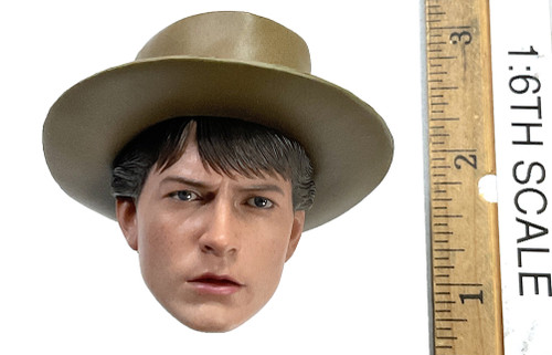 Back to the Future III: Marty McFly - Head w/ Hat (Non-Removable) (No Neck Joint)
