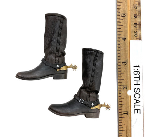Clint Eastwood: Pale Rider “The Preacher” - Cowboy Boots w/ Spurs (No Ball Joints)