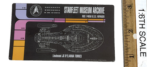 Star Trek: Voyager: Lieutenant B’Elanna Torres - Starfleet Personnel File Card