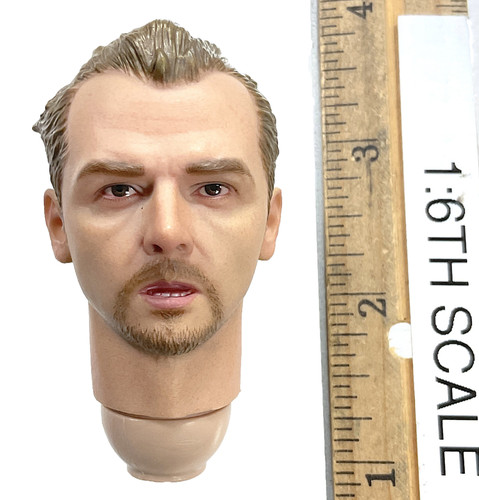 Yan Toys: Shaun of the Dead - Head (Molded Neck) (Angry Expression)