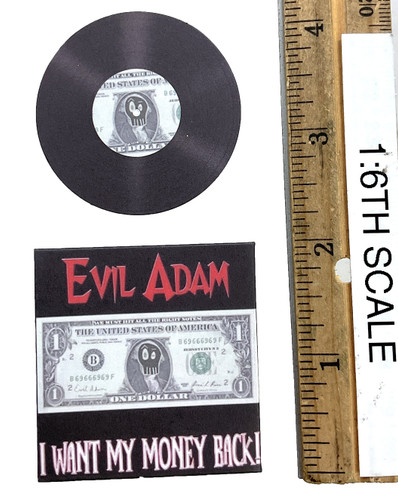 Yan Toys: Shaun of the Dead - Record Album (Evil Adam  w/ Paper Record)