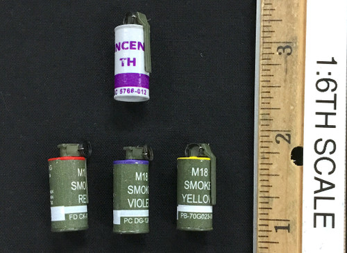 MACV-SOG Cross-Border Operation - Smoke Grenades (4) (Metal)