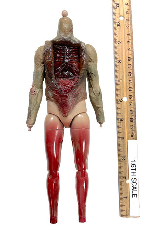The Bitten: Dave - Nude Zombie Body w/ Removable Rib Cage