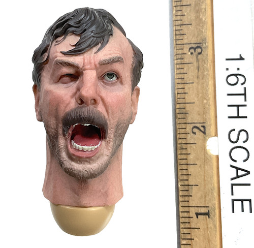 Petroleum Man - Head (Pained Expression) (Molded Neck)