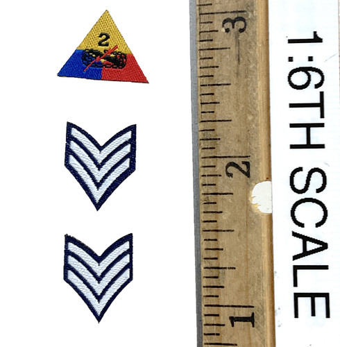 U.S. Armored Infantryman 1944 - Patches