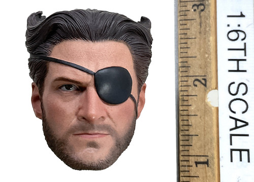 Casino Agent - Head w/ Eye Patch (Non-Removable) (No Neck Joint)