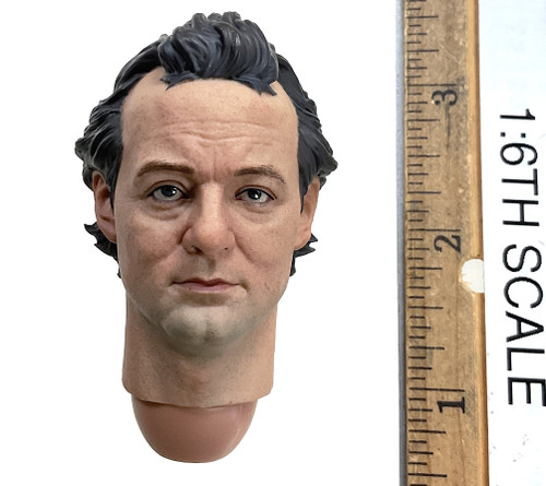 Ghost Hunting Squad: Venkman - Head (Relaxed Expression) (Molded Neck)