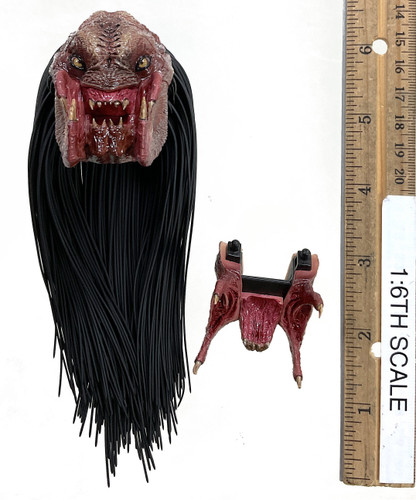 Prey (2022): Feral Predator - Head w/ Swappable Mandibles (No Neck Joint)