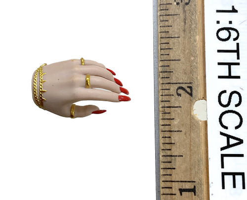 Undying Queen of Babylon (Black) - Left Bare Relaxed Hand