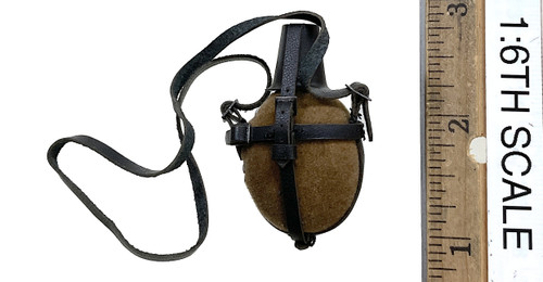 WWII German WH Medic Officer Candidate "Groger" - Canteen w/ Strap