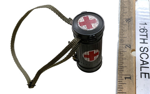 WWII German WH Medic Officer Candidate "Groger" - Gas Mask Canister (Medic)