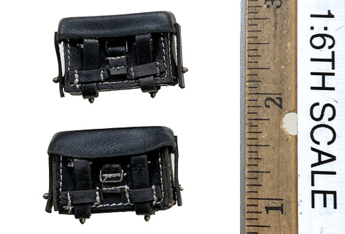 WWII German WH Medic Officer Candidate "Groger" - German Medic Pouches (2)