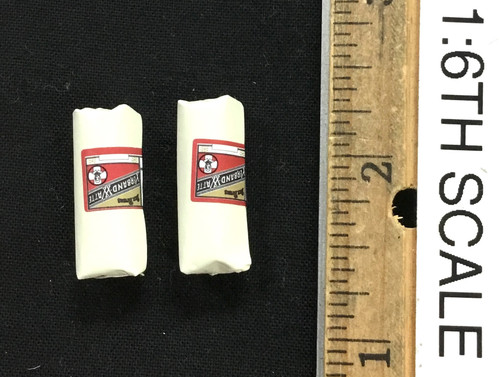 WWII German WH Medic Officer Candidate "Groger" - Medical Cotton Gauze Packs (2)