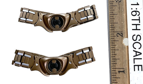 The Dark Knight Trilogy: Batman Armory w/ Bruce Wayne 2.0 - Utility Belt Set (Replacement Buckles - Not Full Belt)